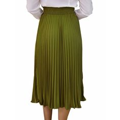 Army Green Pleated Lace-up High Waist Skirt High Waist Skirt, Petticoat, Waist Skirt, Army Green, High Waisted Skirt, High Waist, Lace Up, High Waisted, Skirt