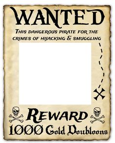 an old wanted poster with skulls and bones