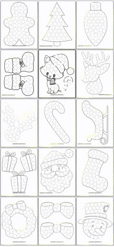 printable christmas worksheet for kids to practice numbers 1 - 10, including the letter