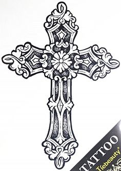 a cross is shown with the word tattoo on it