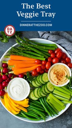 the best veggie tray with cucumbers, carrots, radishes, and other vegetables