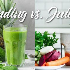 "Blending or juicing, which is better?" I often get asked the question of whether it is better to blend or juice. In fact, both blending and juicing hold their own respective benefits Vitamin C Foods, Cold Press Juicer, Starchy Vegetables, Which Is Better, Wellness Programs, The Question, How To Increase Energy, Juicer