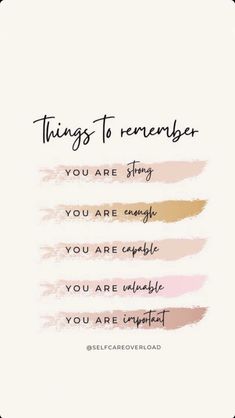 a quote that says things to remember you are strong