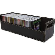 a black box with dvd's in it