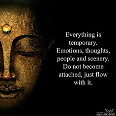 buddha quote about temporary emotions and feelings