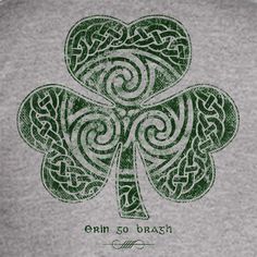 a green shamrock with the words irish so brah written in it's center