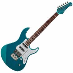 Yamaha PAC612VIIX Pacifica Electric Guitar in Teal Green Metallic Yamaha Electric Guitars, Yamaha Pacifica, Guitar Chord Progressions, Lake Placid Blue, Seymour Duncan, Lake Placid, Guitar Body, Body Electric