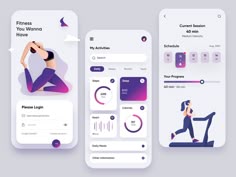 the app is designed to look like it has an image of a woman doing yoga