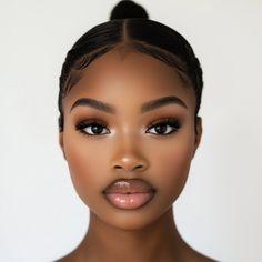 Soft Glam Dark Skin, Imvu Heads, Ariana Grande Nose, Black People Hair, Face Refs, Beauty Tutorial, Guys Eyebrows, Nose Surgery, Makeup For Black Skin