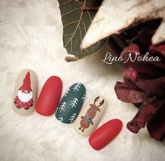 Nails Art Designs, Art Designs Ideas, Square Nail Designs, Vibrant Nails, Xmas Nails, Christmas Nail Designs