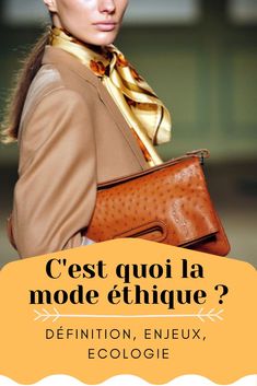 Avec 1,2 milliards de tonnes de gaz à effet de serre émis chaque année, l’industrie de la mode est la plus polluante après celle du pétrole.  La mode éthique est l'une des solutions à ce problème. Cliquez sur le lien pour en savoir plus Inspiration Mode