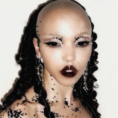 Fka Twigs, Make Up Inspo, Black Makeup, Goth Makeup, Looks Black, Pretty Makeup, Creative Makeup, Artistry Makeup, Cute Makeup