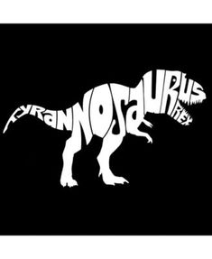 the tyransaurus logo is shown in white on a black background with an animal silhouette