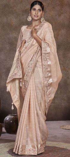 Pink and Majenta color Saree in Silk fabric with Border, Sequence, Weaving work Baby Pink Saree, Raw Silk Saree, Indian Designer Sarees, Latest Indian Saree, Organza Silk Saree, Embroidered Saree, Indian Sarees Online, Silk Saree Blouse, Embroidered Organza