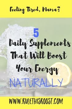 Feeling tired, mama? Here are 5 daily supplements that will boost your energy NATURALLY. Try them! They work! Vegan Plan, Tired Mama, Daily Supplements, Strong Energy, Quick Energy, Energy Supplements, Cheese Cookies, Broccoli Cheese, Energy Boosters