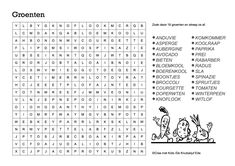 a crossword puzzle with words and pictures on it