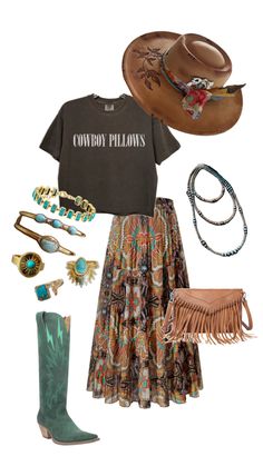 Hippie Cowgirl Style, Casual Western Outfits, Look Boho Chic, Western Outfits Women, Style Makeover, Effortlessly Chic Outfits, Cowgirl Outfits, Closet Fashion