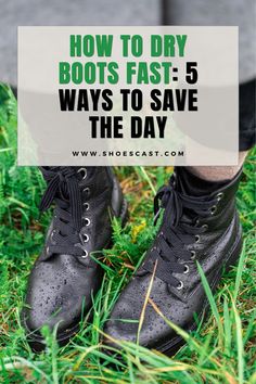 Looking over at your shoes after you’ve spent the whole day out in the rain, you’re now trying to figure out how to dry boots fast. How are you supposed to wear them tomorrow, too?! If there was only a quick solution to your problems… #shoescast #dryingboots #boots #shoetips #tipsandtricks #pinterestadvice Fast 5, Soaking Wet, Save The Day, Ways To Save, In The Rain, 5 Ways, The Rain, Tips And Tricks, Rain Boots