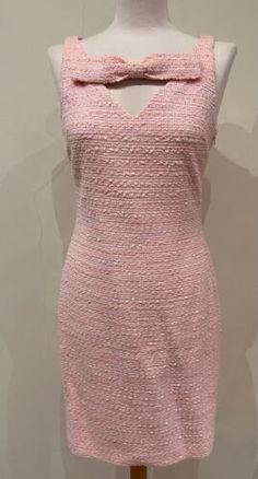 Boutique Moschino pink tweed shift dress size 8 IT40 | eBay Chic Pink Mini Tweed Dress, Chic Pink Mini Length Tweed Dress, Chic Pink Tweed Party Dress, Summer Tweed Mini Dress, Pink Mini Tweed Dress For Spring, Pink Fitted Mini Length Tweed Dress, Chic Pink Summer Tweed Dress, Chic Pink Tweed Summer Dress, Elegant Pink Sleeveless Tweed Dress