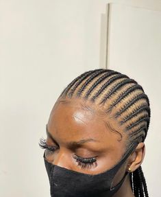 Straight Up With Curls Braids, Straight Back Cornrows With Curls, Cornrows With Curls At The End, Straight Back Braids Cornrows Hairstyles With Designs, Long Straight Back Cornrows, Straight Back Braids With Beads, Buff Hairstyles, Straight Back Cornrows With Beads