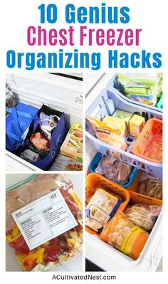 the top ten geniusest freezer organizing hacks