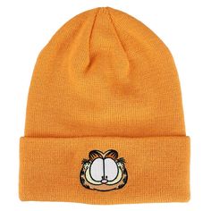 Take your favorite fandom with you when the weather gets chilly by grabbing this Garfield Cuffed Knit Hat. The hat's knit design is perfect for keeping you warm and being a cool accessory. Its embroidered Garfield graphics are sure to make this piece your new favorite part of your wardrobe. New Era 9twenty, Face Characters, Applique Fabric, Woven Labels, Doja Cat, Embroidered Patch, Knit Hat, Adjustable Hat, Knit Beanie