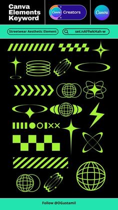 glow in the dark wall decals with different shapes and sizes, including arrows, stars,