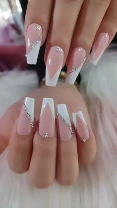 Nails Acrylics Ideas, Bride Nails Wedding Elegant French, Brides Nails For Wedding, Beige Nails With Design, Pretty Elegant Nails, Bridal Nail Designs Brides, Nails For Wedding The Bride, Best Wedding Nails Brides, Wedding Nail Designs For Bride