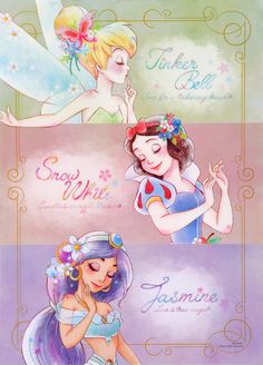 two disney princesses with the same name on them