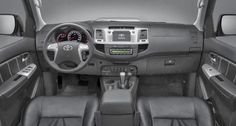 the interior of a car is shown in this image