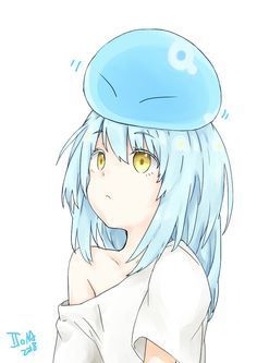 Rimuru Drawing, Rimuru Tempest Fanart, Rimuru Fanart, Anime Slime, Slime Anime, Fan Art Anime