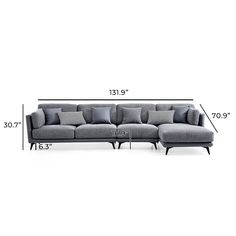 Palette Air Leather Sectional