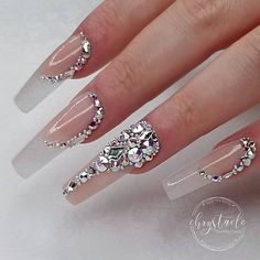 #nails #nailart #nailpolish #nailstagram #naildesigns #nailartdesigns #nailcolors #fakenails #nailsinspiration #nailwraps 💅🏾💅🏼💅💅🏿#PooDesigns » #GhettoNail #Designs | #GrahamReid #nailaccessories #nailjewels #nailstagram #nailswag #designnails #nailsalondecor #nail2019 #nailsonfleek #nailsideasforyou #GlowNail Diamond Nail Designs, Super Nails, Trendy Nail Art, Pink Bling, Diamond Nails, Nails Inc