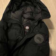 Never Worn Men’s Black Canada Goose Coat. With Hood. Paid $1,200. Bought In November 2023 Urban Black Down Outerwear, Classic Black Hooded Outerwear, Canada Goose Coat, Coats Black, Coat With Hood, In November, Black Logo, Canada Goose, Canada Goose Jackets