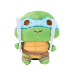 Dog Toy Squeaker Plush - Teenage Mutant Ninja Turtles Leonardo Full Body Sword Pose Blue Dog Toy Squeaky Plush Nickelodeon Nunchucks Poses, Mikey Pfp, Ninja Turtles Michelangelo, Teenage Mutant Ninja Turtles Leonardo, Mikey Tmnt, Ninja Turtles Leonardo, Leonardo Ninja Turtle, Nunchucks, Teenage Mutant Ninja Turtle