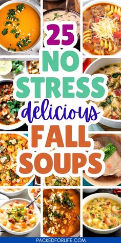 Looking for the perfect fall soup to warm up your evenings? Explore a collection of easy, quick, and mouthwatering autumn soups that won't break the bank and are sure to wow your guests. Whether you're in the mood for timeless comfort classics or a Thai-inspired butternut squash twist, there's something to satisfy every taste bud. Dive into a variety of hearty fall soup ideas, simple and nutritious autumn recipes, and a selection of soups and stews, including plenty of vegetarian choices. Ideal for cozy fall dinners, these recipes also feature top-notch slow cooker soups and comforting stews. Fall Soups Easy Recipes, Soups For Fall Crock Pot, Cheap Fall Soup Recipes, Easy Fall Soups Healthy, Yummy Fall Soups, Fall Soups And Chilis, Recipes For Soups Homemade, Recipe For Soups Homemade, Quick Soups To Make