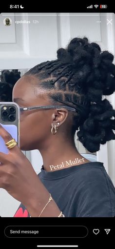 Unique Locs Hairstyles, Loc Styles For Medium Length Hair, Feminine Locs Styles, Creative Loc Hairstyles, Cute Loc Updo Styles For Women, Pedal Loc Styles, Versatile Loc Styles, Thick Loc Styles For Women, Protective Loc Styles