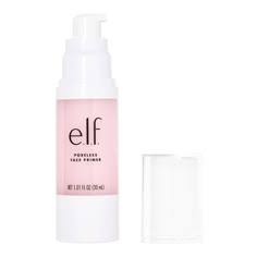 The e.l.f. Poreless Face Primer helps fill in enlarged pores, fine lines, and wrinkles to transform your face into a flawless, smooth canvas ideal for long-lasting makeup application. Infused with Tea Tree and Vitamins A and E for restorative benefits. Use this under foundation to create the ideal makeup base for glowing, smooth skin Proud to be 100percent vegan and cruelty-free, worldwide. Because kindness is chic. E.l.f. Makeup, Elf Face Primer, Elf Poreless Face Primer, Good Makeup Products, Elf Primer, Primer For Dry Skin, Elf Face, Primer Makeup, Ideal Makeup