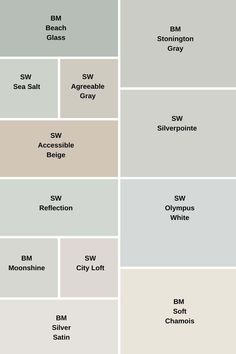 the different shades of gray paint for walls and ceiling in various colors, including white, grey