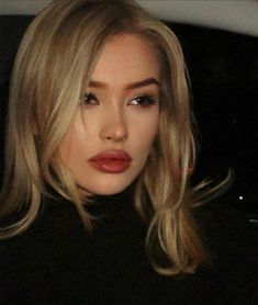 Blonde Makeup, Red Lipstick, Pretty Makeup, Cute Makeup, Aesthetic Makeup, Makeup Inspo, Pretty Face, Skin Makeup, Makeup Routine