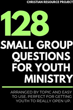 the cover of 120 small group questions for youth ministry