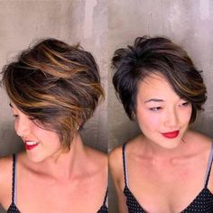 Long Pixie Bob Haircut With Bangs, Asymmetrical Pixie Wavy Hair, Messy Asymmetrical Bob, Assymetrical Bob Curly Hair, Short Assymetrical Hair With Bangs, Asymetrical Bobs With Bangs, Asymmetrical Pixie Bob, Pixie Haircuts With Bangs, Asymmetrical Pixie Haircut