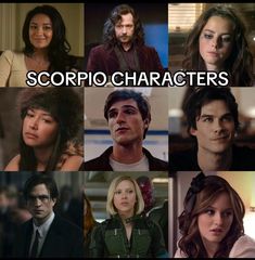 the many faces of actors from tv series scorpio characters