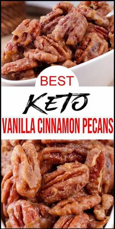 the best keto vanilla cinnamon pecans recipe