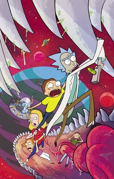 the dvd cover for rick and mort