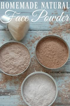 Homemade Natural Face Powder - Just three ingredients and suddenly you've made your own face powder for practically pennies! Make Up Diy, Toxic Makeup, Coffee Facial, Makeup Recipes, Homemade Makeup, Diy Kosmetik, Homemade Lotion, Home Remedies For Hair, Luscious Hair