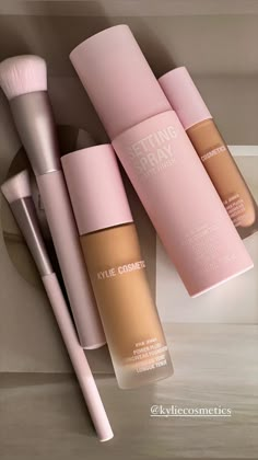 Kylie Foundation, Kylie Cosmetics Foundation, Kylie Skin Aesthetic, Pretty Hurts, Magnetic Eyelashes, Makeup Is Life, Foundation Concealer, Makeup Items