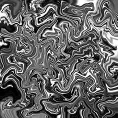 an abstract black and white photo with wavy lines