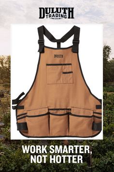 We've beefed up our rugged Fire Hose Bib Apron with industrial-strength mesh-bottom pockets so fasteners stay in, but sawdust sifts through. Sturdier adjustable strap system fits comfortably, won't fray. Men's Shirt Apron, Paint Stir Sticks, Tool Apron, Work Apron, Craft Apron, Work Aprons, Duluth Trading Company, Fire Hose, Aprons Patterns