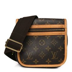 This is an authentic LOUIS VUITTON Monogram Bosphore Bum Bag. This stylish belt bag is crafted of traditional Louis Vuitton monogram toile canvas. The bag features vachetta cowhide leather trim, a front zipper pocket, and an adjustable dark brown canvas belt strap with brass hardware. The crossover flap opens to a cocoa brown fabric interior with a patch pocket. Canvas Belt, Cocoa Brown, Brown Fabric, Bum Bag, Brown Canvas, Brass Hardware, Authentic Louis Vuitton, Leather Trim, Belt Bag